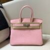 wsxc1766408008999_0-1 Original Quality Birkin 25cm 5P Pink Silver Hardware Birkin Price Handmade bag