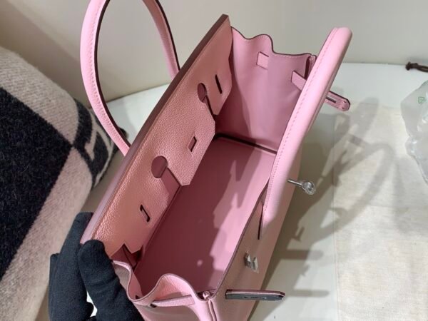wsxc1766408008999_8 Original Quality Birkin 25cm 5P Pink Silver Hardware Birkin Price Handmade bag