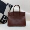 Original Quality Birkin 30CM Porosus Leather Gold Hardware 0G Rouge Sellier
