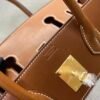 wsxc1767030898582_6 Birkin 30CM Barenia Leather/ Canvas Full Handmade Gold Hardware
