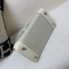 Top Handmade Birkin 25cm I2 Nata Swift Leather/ Canvas Silver Hardware