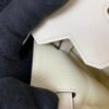 Top Handmade Birkin 25cm I2 Nata Swift Leather/ Canvas Silver Hardware