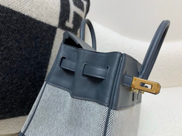 wsxc1767030907225_4 Full Handmade Birkin 25cm 85 Ardoise Swift Leather/ Canvas GHW