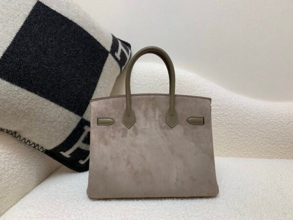wsxc1767030915438_1 Global Shipping Birkin 30CM 18 Etoupe Swift Leather/ Suede Silver Hardware