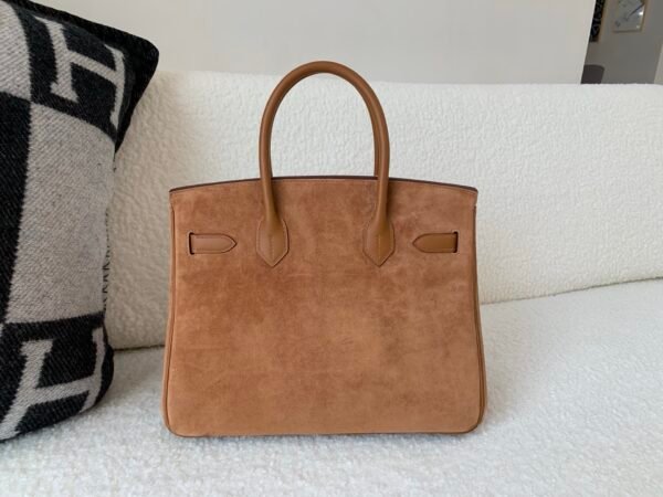 wsxc1767030917793_1 Full Handmade Birkin 30CM Swift Leather/ Suede Gold Hardware Top Quality