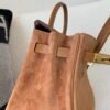 wsxc1767030917793_4 Full Handmade Birkin 30CM Swift Leather/ Suede Gold Hardware Top Quality