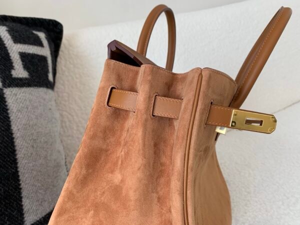 wsxc1767030917793_4 Full Handmade Birkin 30CM Swift Leather/ Suede Gold Hardware Top Quality