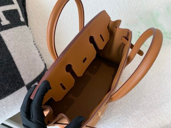 wsxc1767030917793_8 Full Handmade Birkin 30CM Swift Leather/ Suede Gold Hardware Top Quality