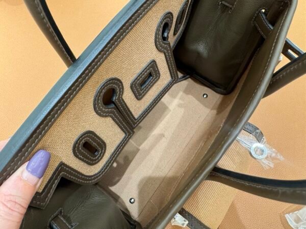 wsxc1767111057724_6 Special Order Birkin Cargo 25CM 0M Chai Canvas/ Swift Leather Silver Hardware