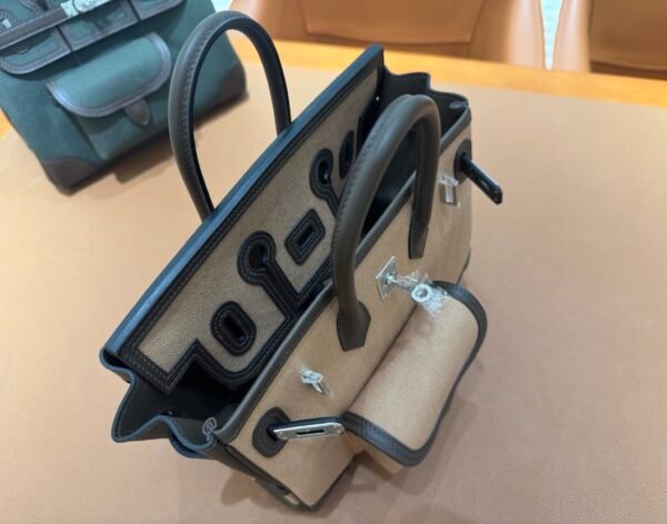 wsxc1767111057724_7 Special Order Birkin Cargo 25CM 0M Chai Canvas/ Swift Leather Silver Hardware