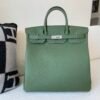 Birkin 40CM V6 Canopee Togo Leather Silver Hardware Full Handmade