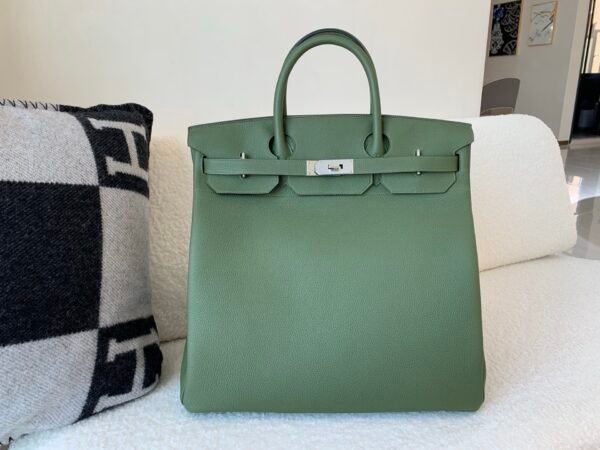 Birkin 40CM V6 Canopee Togo Leather Silver Hardware Full Handmade