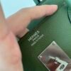 Birkin 40CM V6 Canopee Togo Leather Silver Hardware Full Handmade