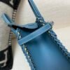 New Available Birkin25cm Picnic 75 BLUE JEAN Swift leather Wicker Full Handmade
