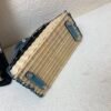 New Available Birkin25cm Picnic 75 BLUE JEAN Swift leather Wicker Full Handmade