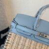 wsxc1767211097376_2 Top Handmade Birkin25cm Picnic 8U Swift leather Wicker Silver Hardware