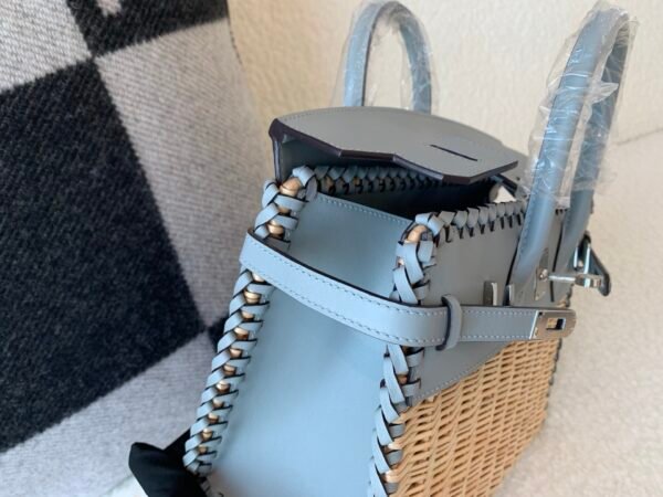 wsxc1767211097376_4 Top Handmade Birkin25cm Picnic 8U Swift leather Wicker Silver Hardware