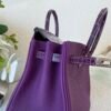 wsxc1767624762611_4 Original Quality Birkin Touch 25CM Amethyst Alligator/ Togo Leather Silver Hardware