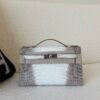 wsxc1767624774898_0-1 Full Handmade Mini Kelly 19CM Himalaya Alligator Leather Silver Hardware
