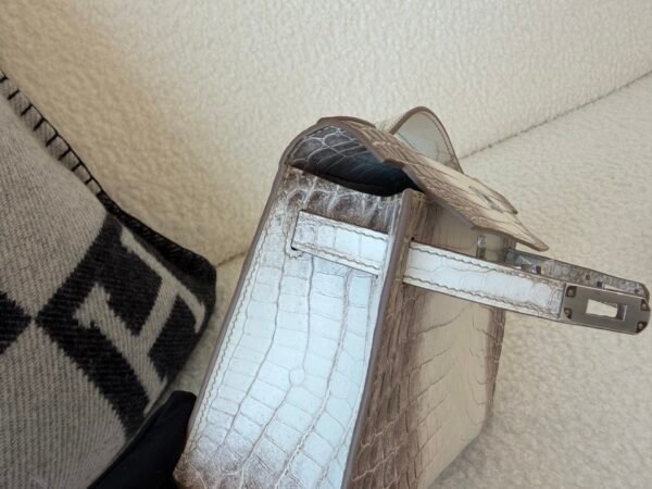 wsxc1767624774898_4 Full Handmade Mini Kelly 19CM Himalaya Alligator Leather Silver Hardware