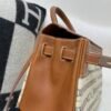 Christmas Styles Kelly 25cm Canvas with Swift Leather Ck37 Silver Hardware