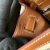 Christmas Styles Kelly 25cm Canvas with Swift Leather Ck37 Silver Hardware