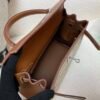 Christmas Styles Kelly 25cm Canvas with Swift Leather Ck37 Silver Hardware