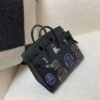 Full Handmade Birkin 20cm Badge 89 Nior Swift Leather SHW