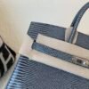 Global Shipping Birkin 25CM 84 Gris Fonce Lizard Leather SHW