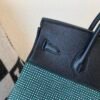Global shipping Birkin 25cm 1:1 to make waffle 89 Nior Swift Leather/ Canvas