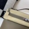 Global Shipping Kelly Pochette 22cm In stock 18 Etoupe Swift Leather SHW