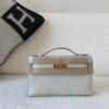 France Shipping Kelly Pochette 22cm 8L Alligator Leather Gold Hardware