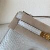 France Shipping Kelly Pochette 22cm 8L Alligator Leather Gold Hardware