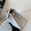 France Shipping Kelly Pochette 22cm 8L Alligator Leather Gold Hardware