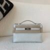 Global Shipping Kelly Pochette 22cm 8L Alligator Leather SHW Full Handmade