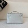 Global Shipping Kelly Pochette 22cm 8L Alligator Leather SHW Full Handmade