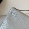 Global Shipping Kelly Pochette 22cm 8L Alligator Leather SHW Full Handmade