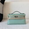 Kelly Pochette 22cm Global Shipping In stock 6U Alligator Leather SHW