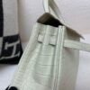 wsxc1767828208216_4 Kelly 25CM 8L Menthe Alligator Leather Top Handmade Silver Hardware