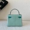 wsxc1767828210962_1 New Stock Kelly Doll 16CM 6U Alligator Leather Top Handmade Cute Handbag
