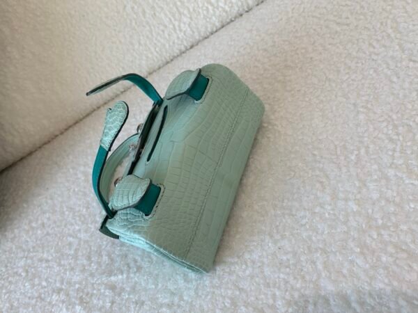 wsxc1767828211492_6 New Stock Kelly Doll 16CM 6U Alligator Leather Top Handmade Cute Handbag
