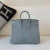 Top Handmade Birkin 25CM 0V Alligator Leather SHW Classic Handbag