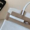 Top Quality Birkin 25CM 1 BLANC Alligator Leather Silver Hardware