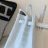 Top Quality Birkin 25CM 1 BLANC Alligator Leather Silver Hardware