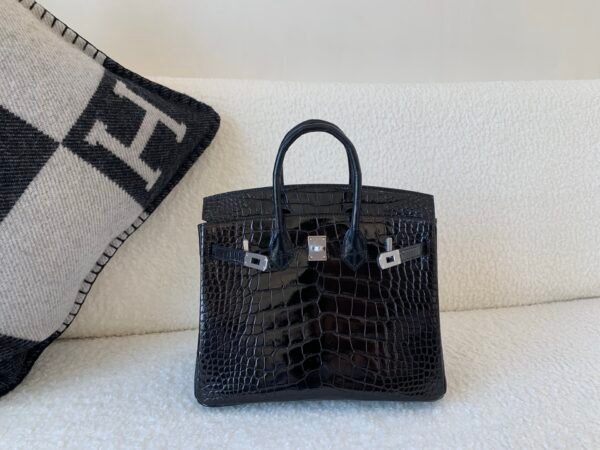 wsxc1767828234035_8 USA Delivery Birkin 25CM 89 Nior Alligator Leather Top Handmade SHW