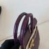 France Lady style Birkin 30CM 9G Amethyste Porosus Leather GHW