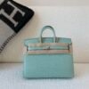 wsxc1767828239465_0 Full Handmade Original Packaging Birkin 20 6U Vert Dfau Matte Alligator Silver Hardware