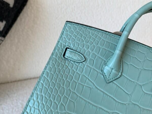 wsxc1767828239845_3 Full Handmade Original Packaging Birkin 20 6U Vert Dfau Matte Alligator Silver Hardware