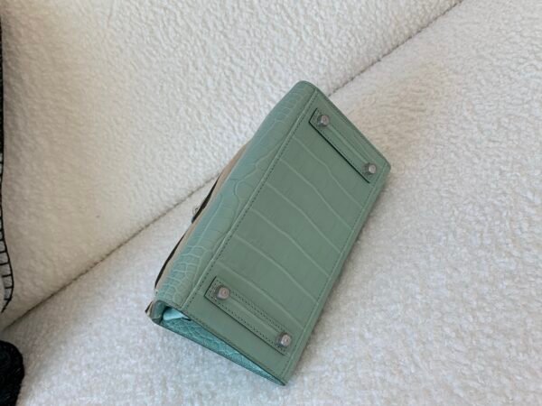 wsxc1767828240470_6 Full Handmade Original Packaging Birkin 20 6U Vert Dfau Matte Alligator Silver Hardware