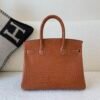 Top Handmade Birkin 30CM Matte Alligator Silver Hardware Original Quality